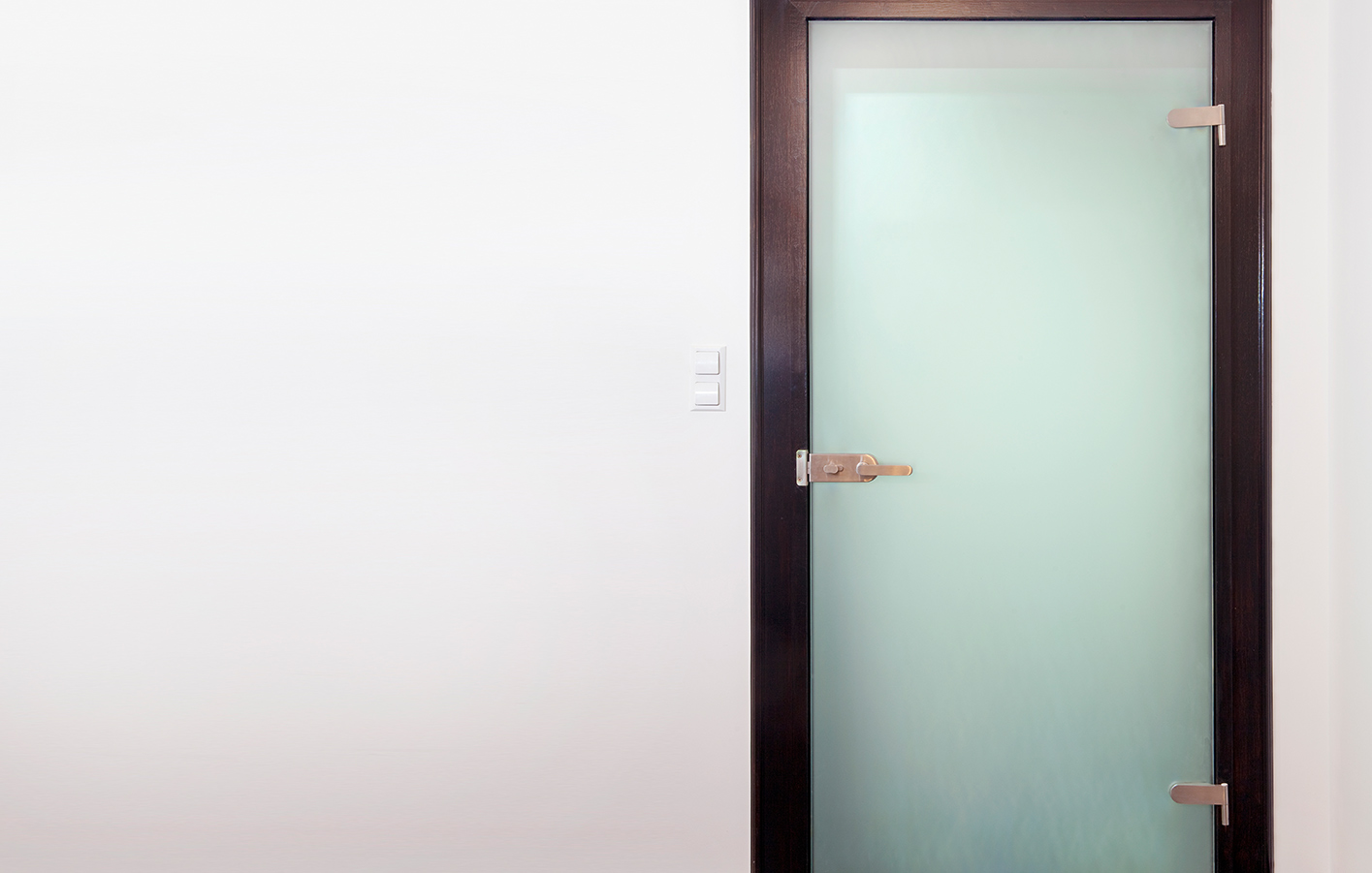 Sichtschutz im Haus: Satiniertes Glas Innentür Glas mit satiniertem Glas